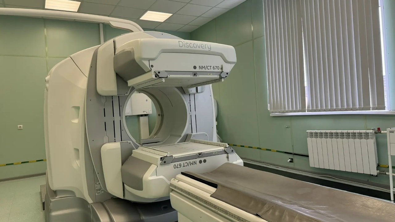 Врио директора Департамента здравоохранения Курганской области Екатерина Васильевна Ютяева посетила Курганский областной онкологический диспансер. ﻿