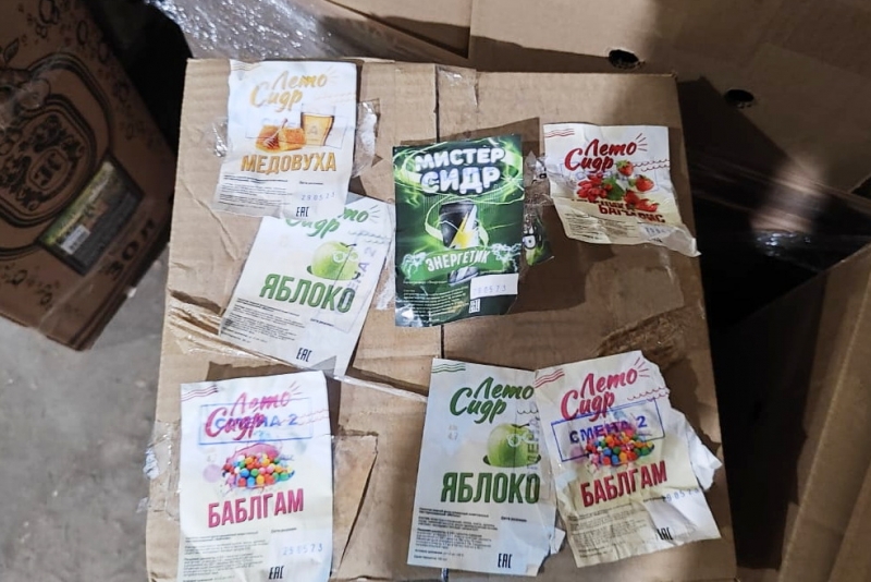 Полицейские изъяли в Шадринске крупную партию сидра, произведённого предприятием из Самарской области