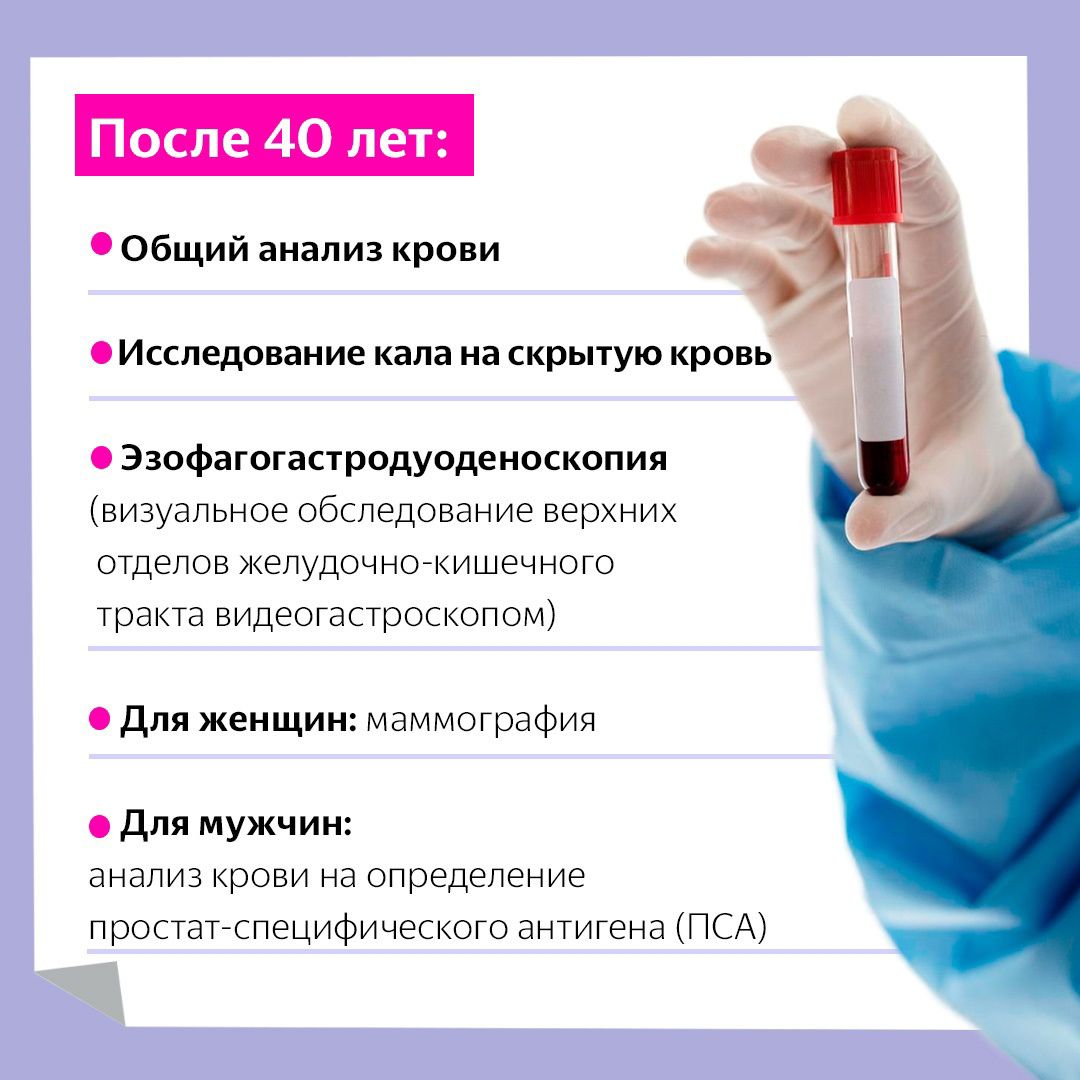 Какие исследования входят в диспансеризацию?