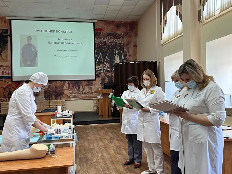 Состоялся практический этап конкурса «Лица труда» в номинации «Сестринское дело»
