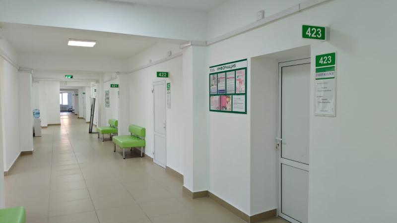 В филиале Курганской поликлиники №1 продолжается капитальный ремонт