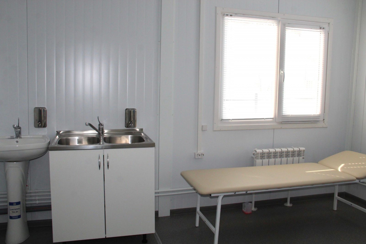 В Куртамышском округе открыли новую врачебную амбулаторию и модульный ФАП