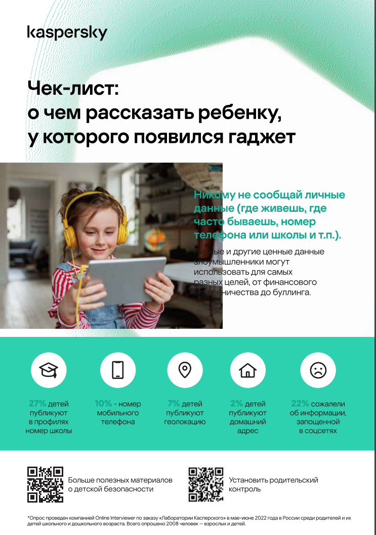 Материалы по вопросам информационной безопасности детей