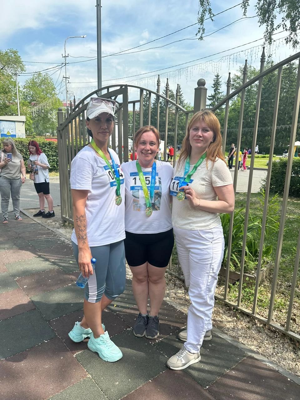 Сотрудники медицинских учреждений приняли участие в забеге «Зелёный марафон»