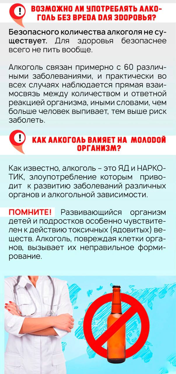 Хотите оставаться здоровыми и успешными - откажитесь от алкоголя