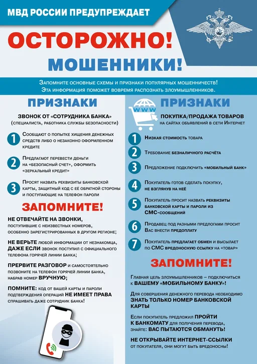 Профилактика киберпреступлений и мошенничества