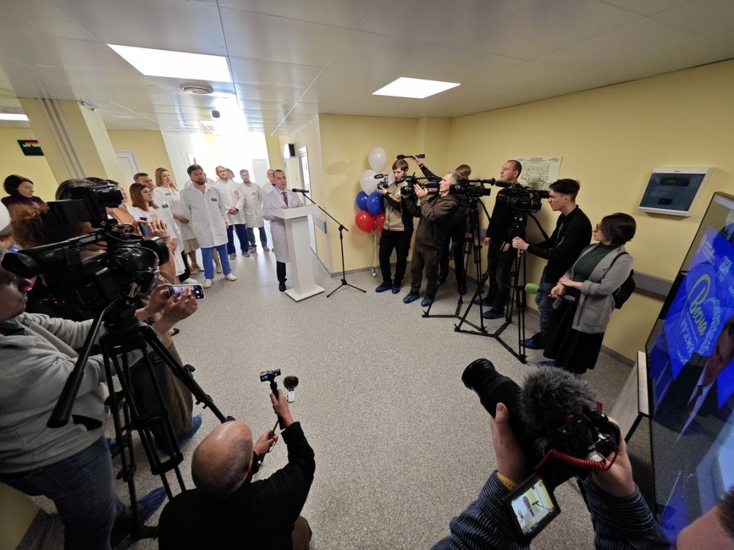 Губернатор Вадим Шумков и Министр здравоохранения РФ Михаил Мурашко открыли новый корпус онкодиспансера