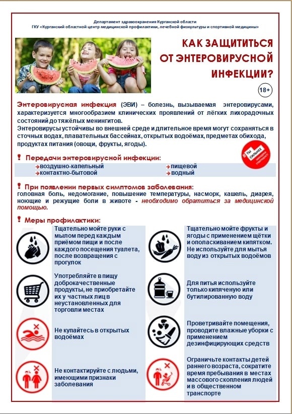 Центр общественного здоровья, медицинской профилактики, лечебной физкультуры и спортивной медицины разработал ряд памяток для профилактики энтеровирусной инфекции