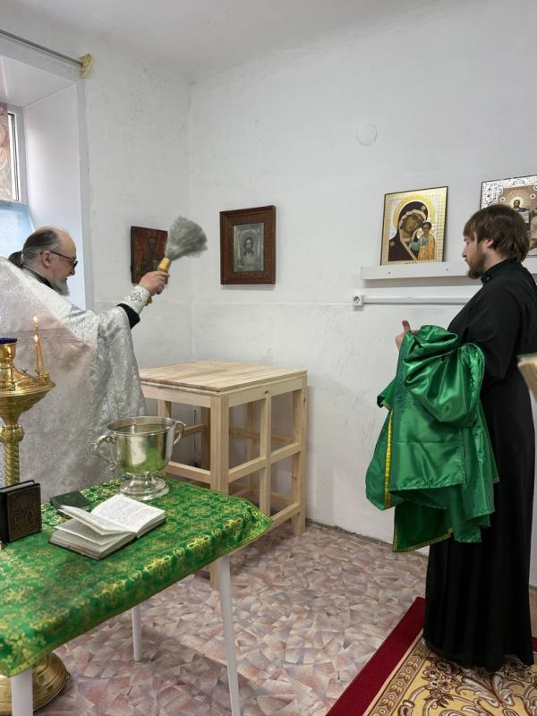 В Шадринской центральной районной больнице открылась православная молитвенная комната в честь святого Далмата Исетского