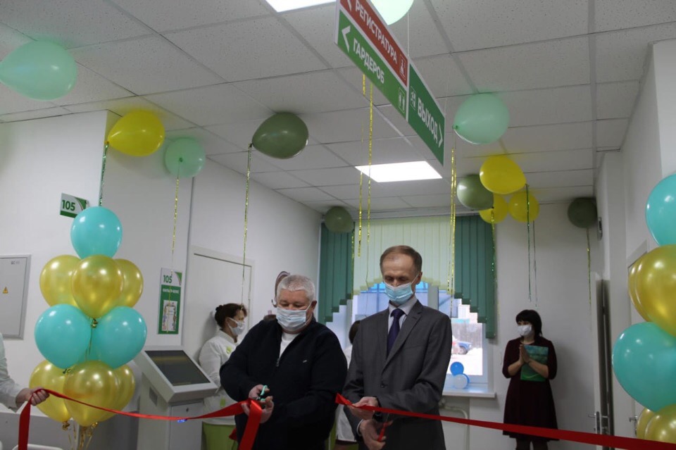 В Куртамыше открылась отремонтированная детская поликлиника