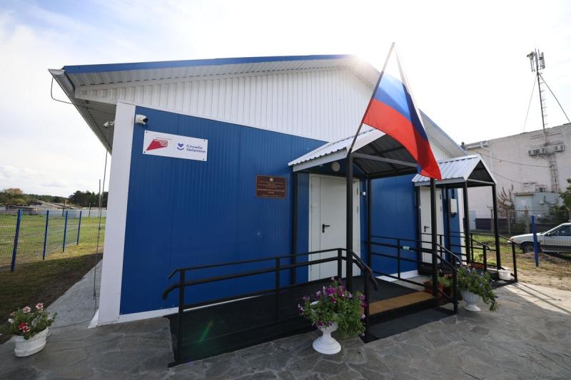 10 сентября в Белозерском муниципальном округе состоялось открытие нового модульного фельдшерско-акушерского пункта