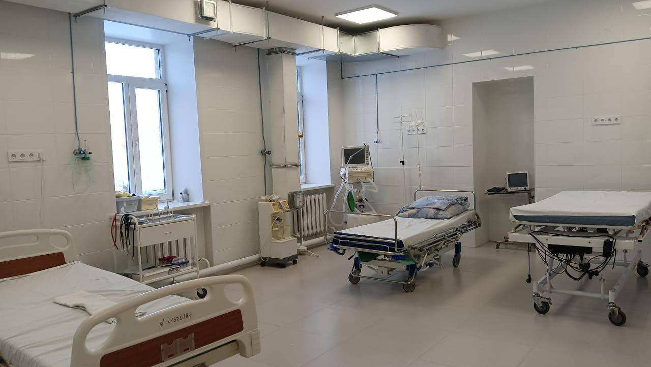 В Катайской центральной районной больнице близятся к завершению работы по капитальному ремонту реанимации и операционного отделения