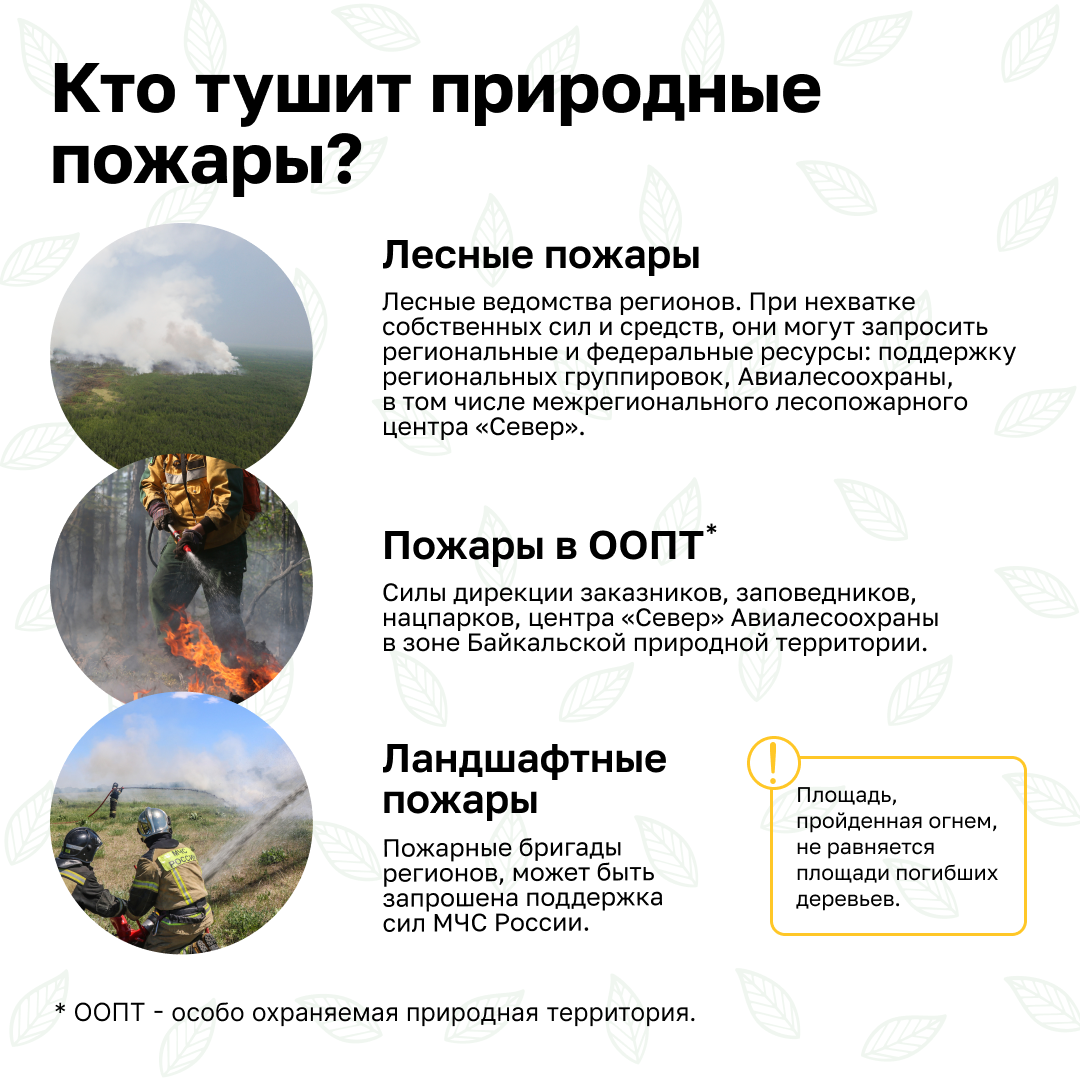 Берегите природу - соблюдайте правила пожарной безопасности!