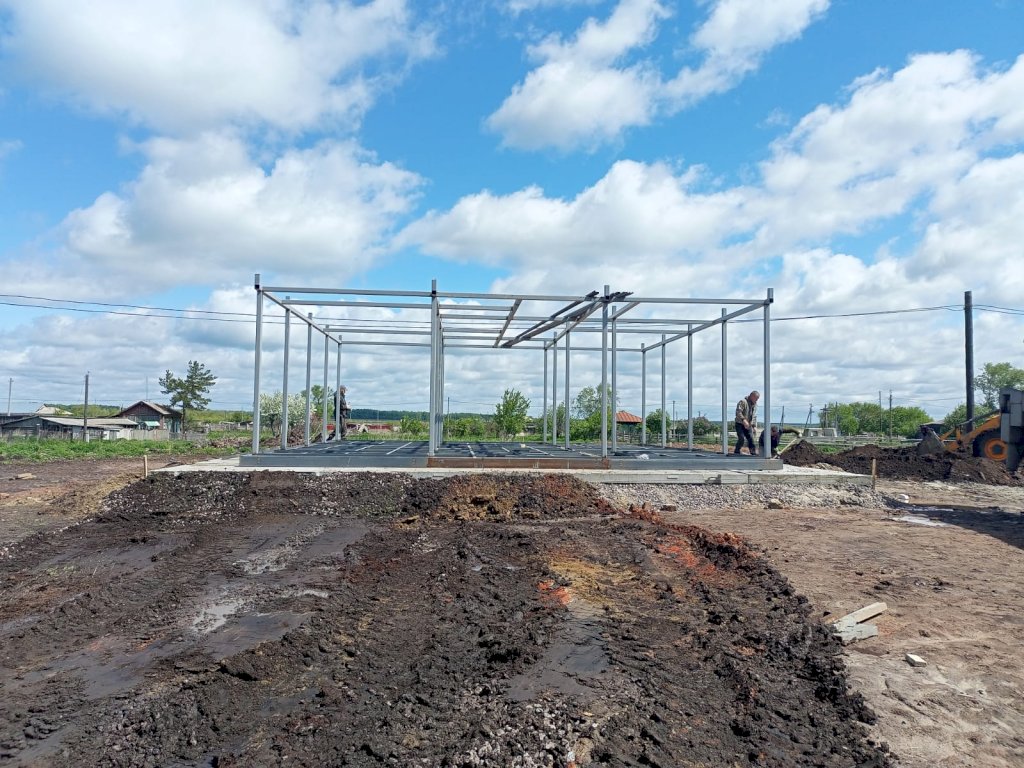 В Мишкинском муниципальном округе начаты работы по установке модульных фельдшерско-акушерских пунктов в селе Масли и Дубровное