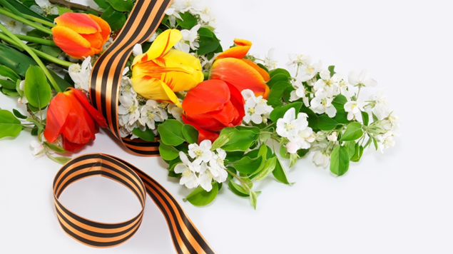 Курганская областная детская клиническая больница имени Красного Креста поздравляет с Днем Победы!