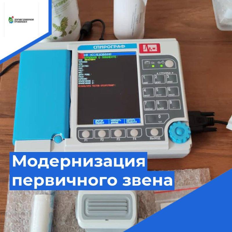 В Курганскую детскую поликлинику приобретены новые спирографы